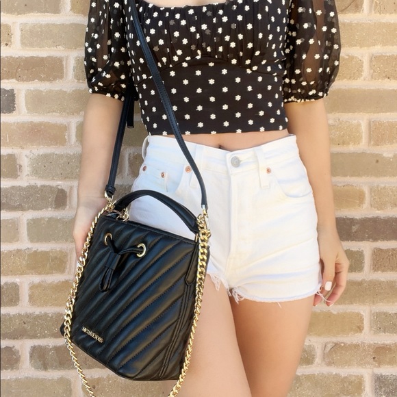 NWT Michael Kors Bucket Chain Crossbody Bag - Picture 2 of 5